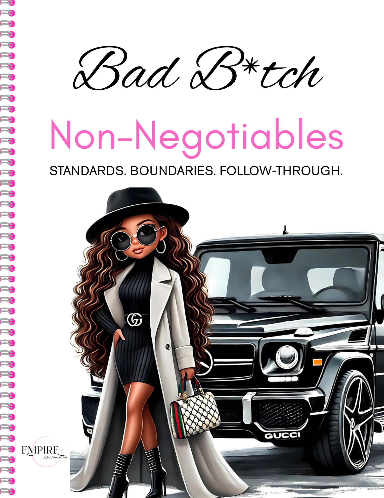 Bad B*tch Non-Negotiables Digital Planner | Standards, Boundaries & Daily Discipline for Women