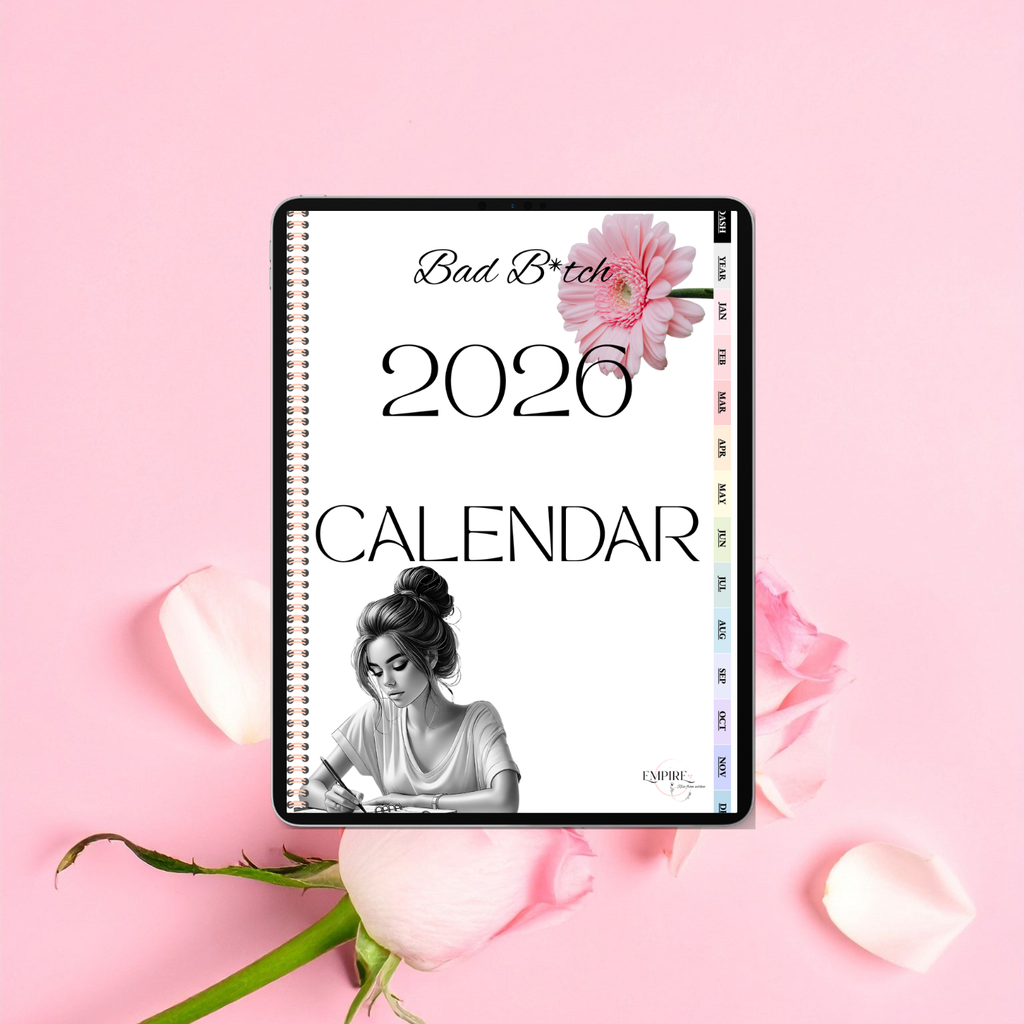 Hyperlinked 2026 Calendar – Boss Babe Edition
