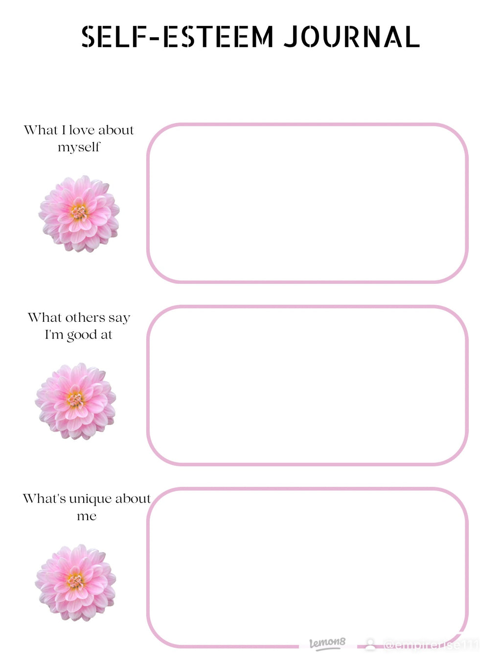 Self-Love Digital Planner