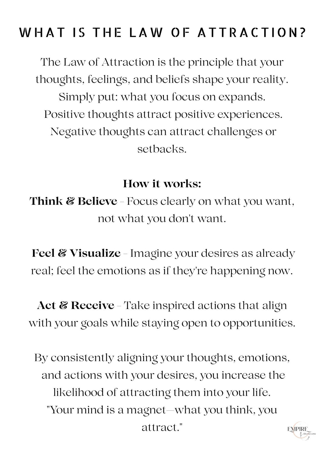 Law Of Attraction Digital Planner