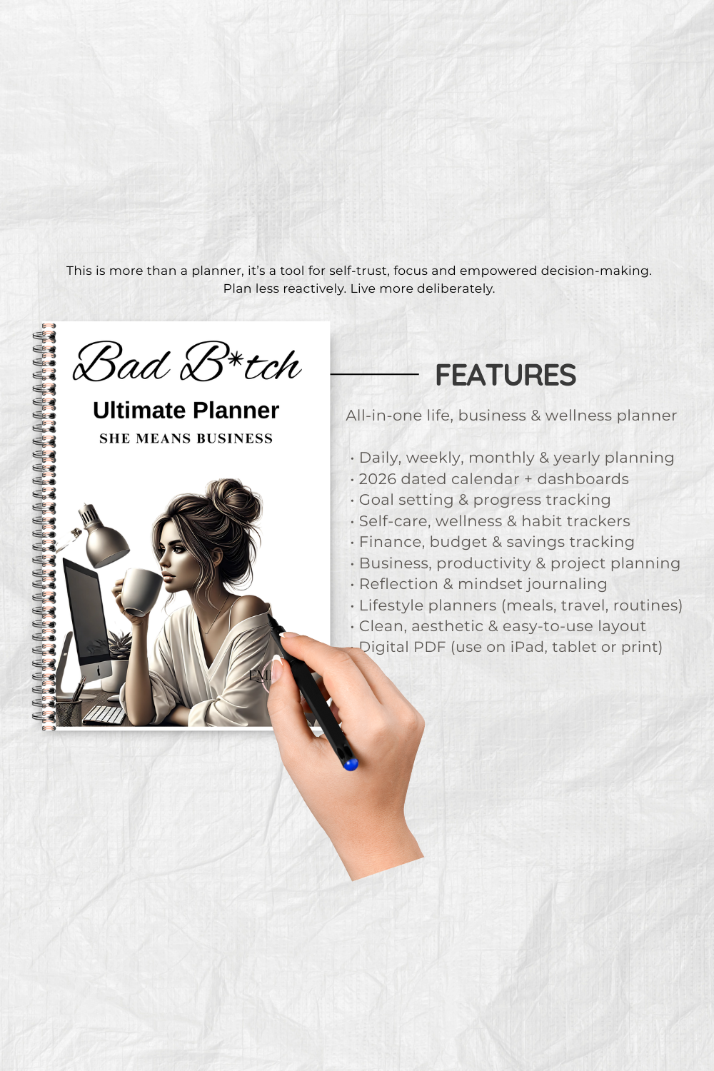 Bad B*tch Ultimate Planner (All-In-One Lifestyle Planner