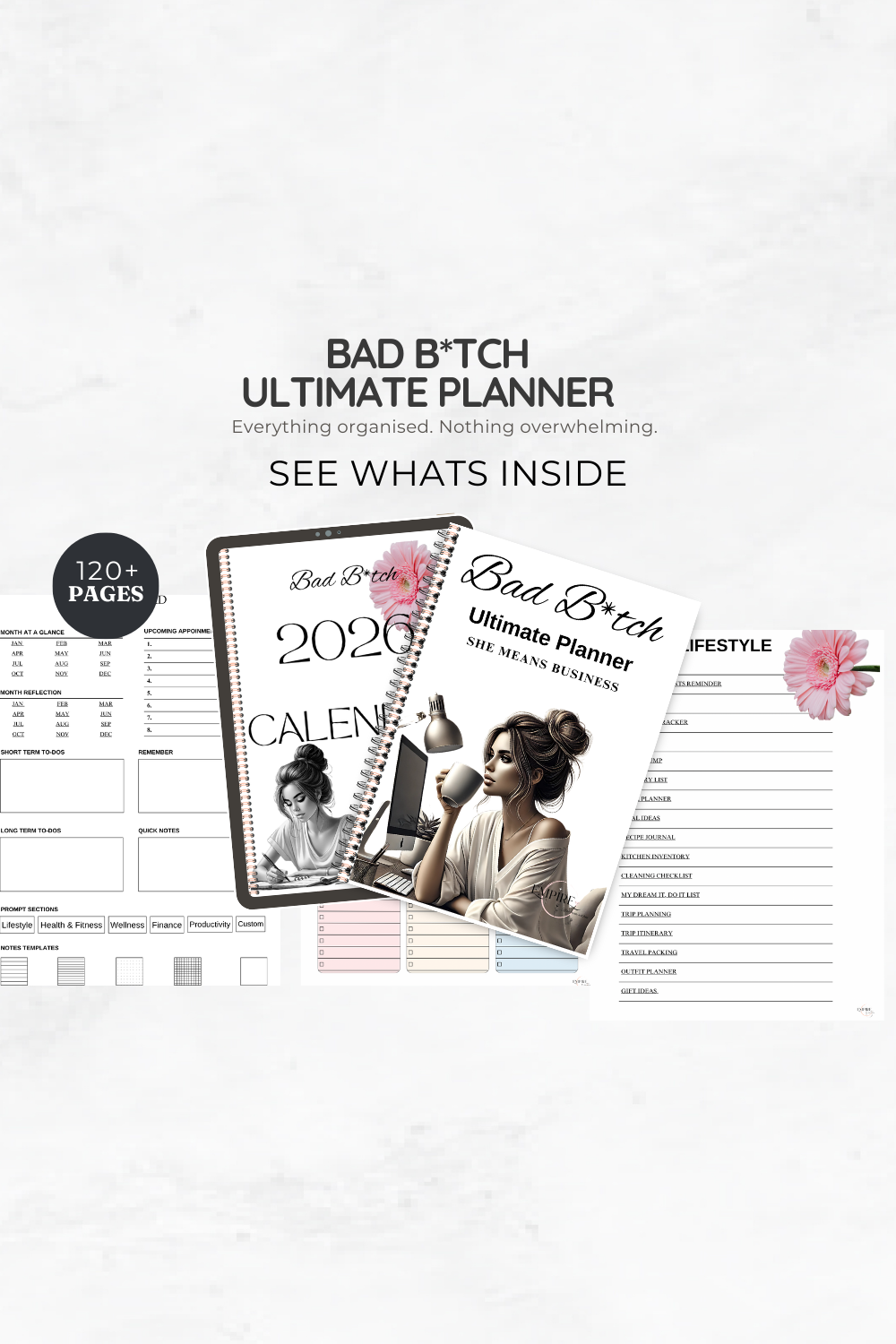 Bad B*tch Ultimate Planner (All-In-One Lifestyle Planner