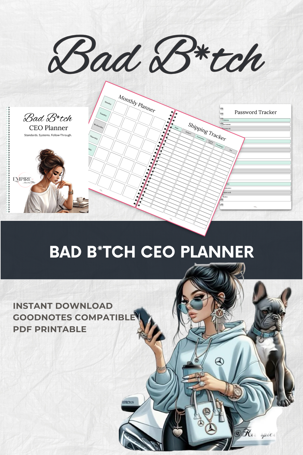 Bad B*tch CEO Digital Planner | Business Planning, Systems & Daily Discipline for Women