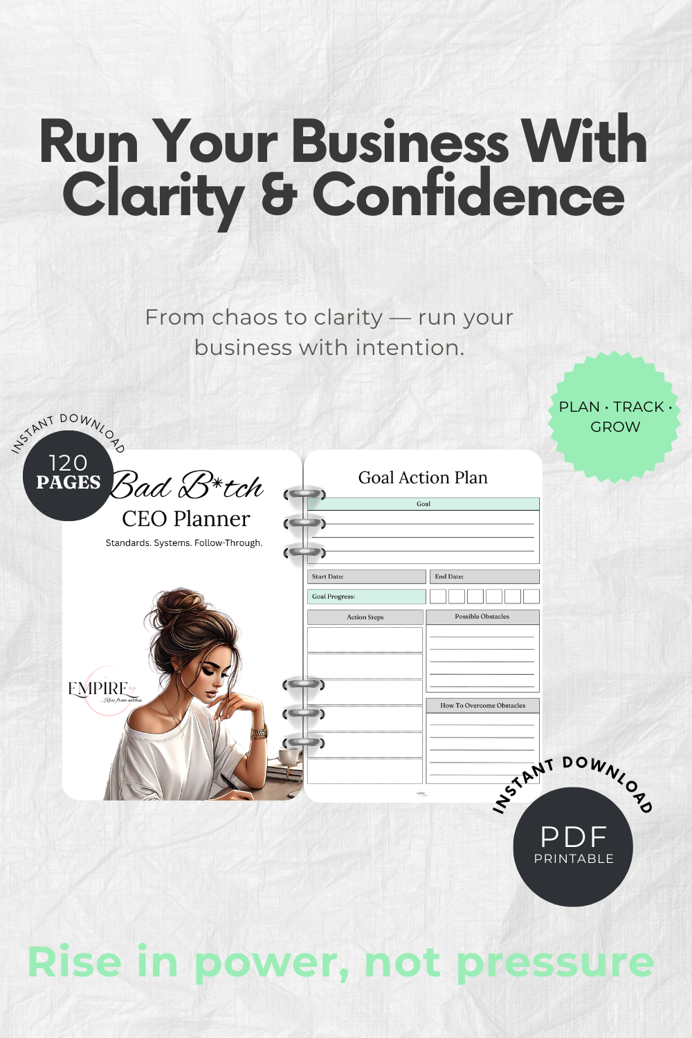 Bad B*tch CEO Digital Planner | Business Planning, Systems & Daily Discipline for Women