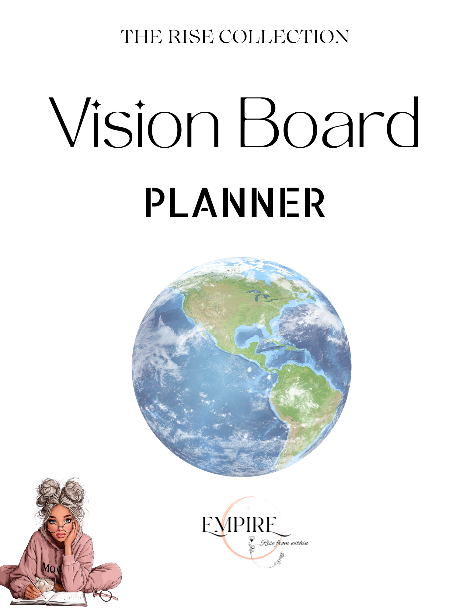 Vision Board Planner Law Of Attraction Workbook (Digital Download)