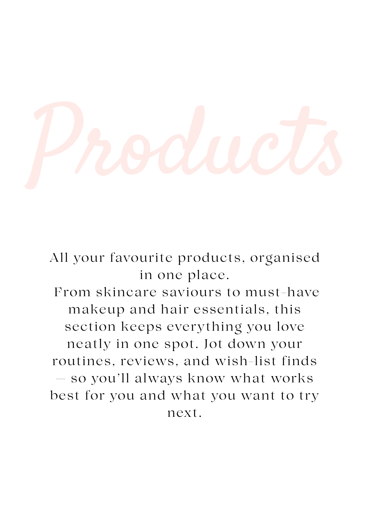 Self-Care Digital Planner